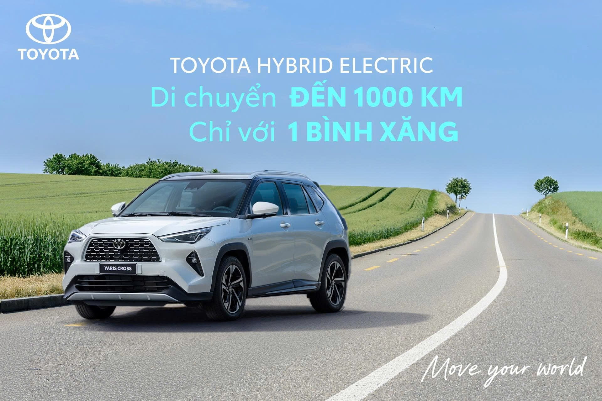 Xe Toyota Hybrid giúp tối ưu nhiên liệu đến 50% so với xe xăng