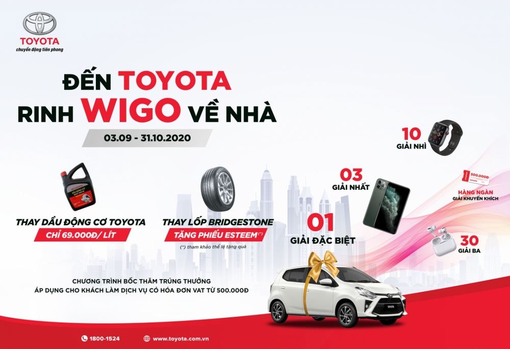 Toyota Việt Nam triển khai nhiều gói ưu đãi đặc biệt tri ân khách hàng