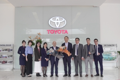 Toyota Thái Hòa Từ Liêm vinh dự đón tiếp Tổng giám đốc mới Keita Nakano và ban lãnh đạo cấp cao Toyota Việt Nam tới thăm và làm việc tại Đại lý
